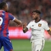 Jordan Ayew clash with Fred during Crsytal Palace defeat to Man United in pre-season