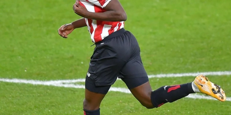 Inaki Williams scores in Athletic Bilbao’s pre-season victory against Bochum