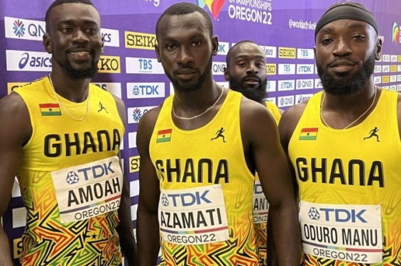 Ghana finish 5th with new national record in 4x100m final at 2022 World Athletics Championships