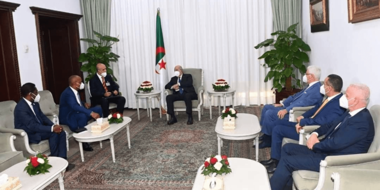 CAF President Dr Motsepe concludes successful five-country visit and meets Algerian President Tebboune in Algiers