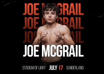 Young Joe Mcgrail to fight for second time in 15 days July 17