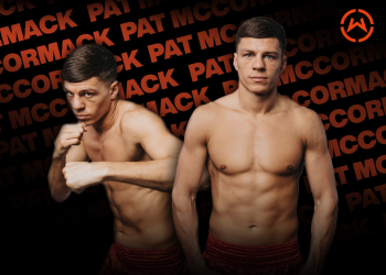 Pat Mccormack’s second pro fight confirmed
