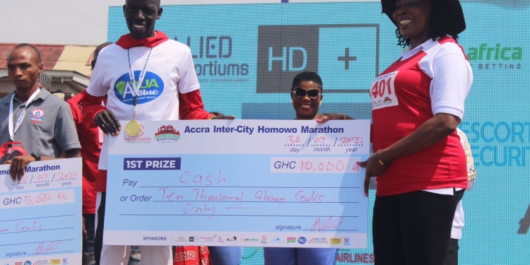Kenyan’s Martin Tirop Kimurgor ttops of maiden Accra Inter-city Marathon