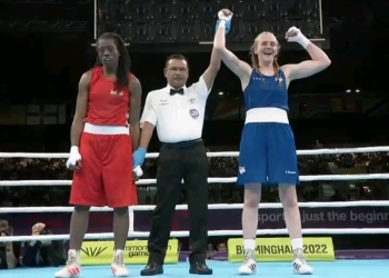 Ornella Sathoud out of Commonwealth Games after losing to England’s Kerry Davis