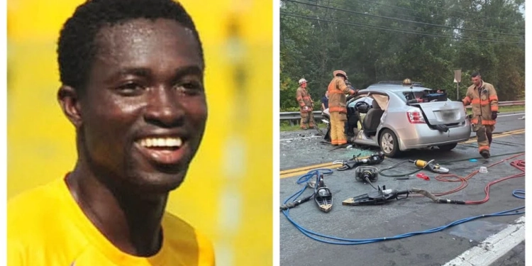 Former Ghana Premier League star Emmanuel Baffour rushed to hospital after car crash in USA