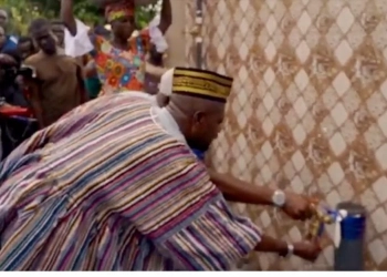 Emmanuel Gyasi Foundation constructs borehole for the people of Takpo Pennintobo in Upper West