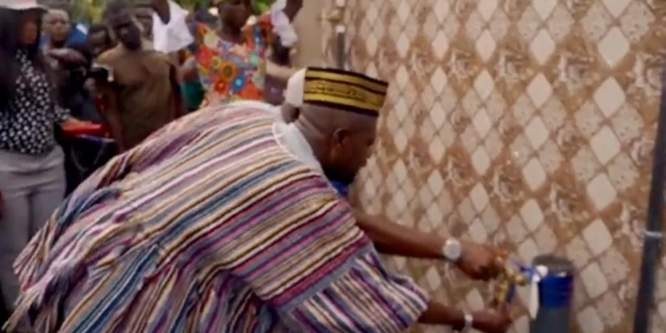 Emmanuel Gyasi Foundation constructs borehole for the people of Takpo Pennintobo in Upper West