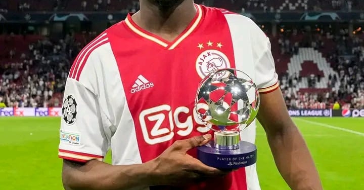 Mohammed Kudus named man of the match after inspiring Ajax thumping of Rangers in Champions League