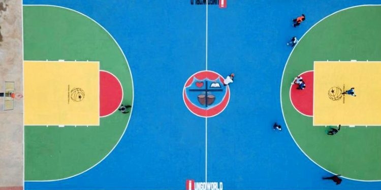 Ghana Bakestball Association partner IUNGO World to renovate St. Mary’s Boys SHS Court