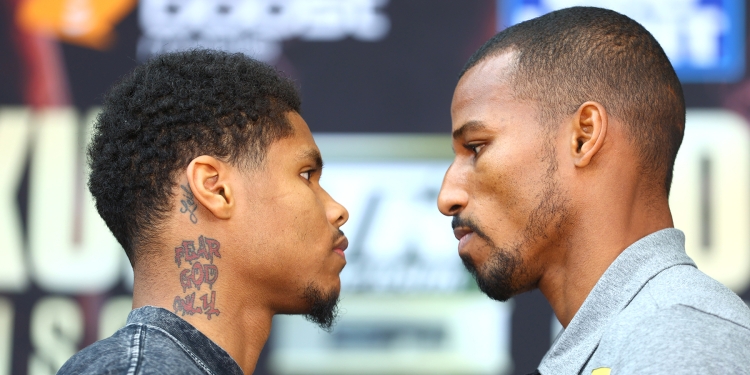 Newark homecoming: Shakur Stevenson set to defend world titles against Brazilian contender Robson Conceição