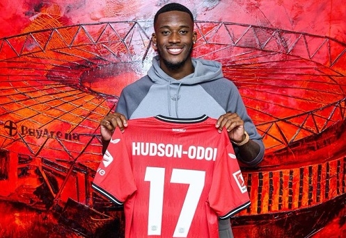 Ghana target Callum Hudson-Odoi officially joins Bayer Leverkusen on loan