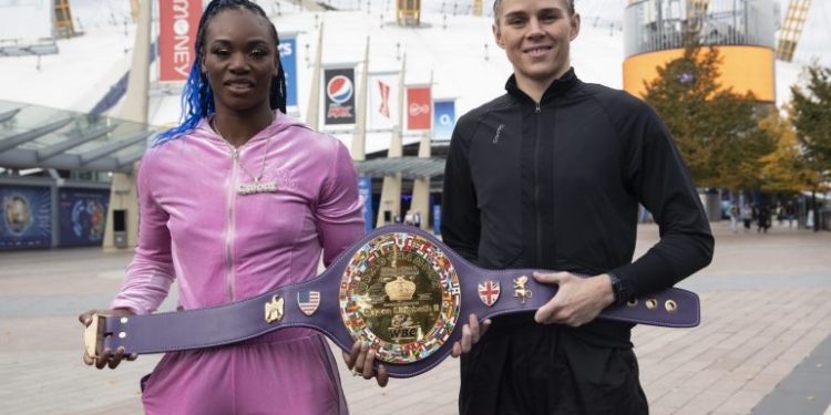 Claressa Shields, Savannah Marshall grand arrivals for Saturday’s blockbuster fight in London