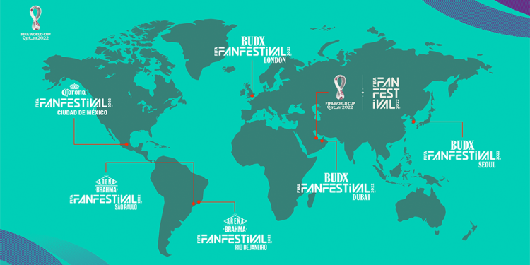 Six global cities to host International FIFA Fan Festival™ events during FIFA World Cup Qatar 2022