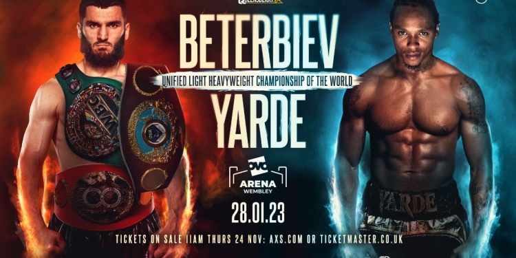 Unified light heavyweight king Artur Beterbiev to defend crown versus knockout king Anthony Yarde in London January 28