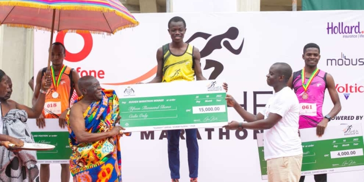 William Amponsah pockets GH¢15k after winning maiden Kushea Marathon