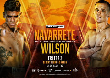 Emanuel Navarrete to face Liam Wilson for WBO junior lightweight title February 3