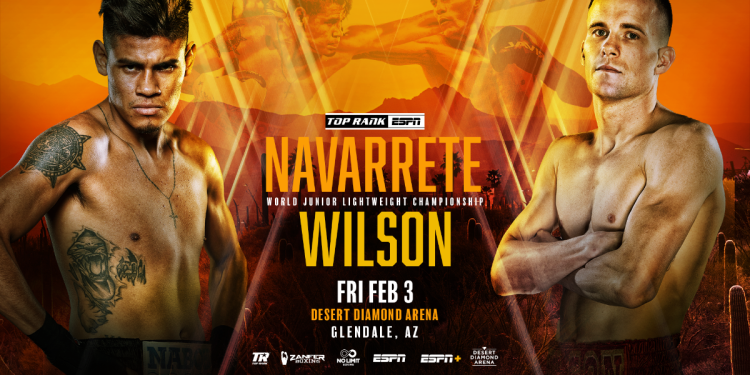Emanuel Navarrete to face Liam Wilson for WBO junior lightweight title February 3
