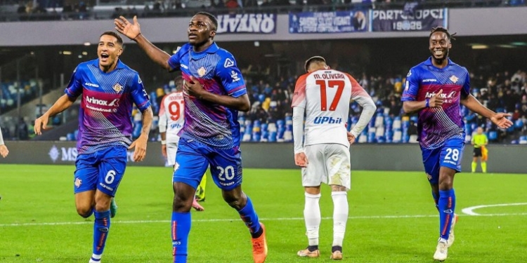 Afena-Gyan scores equaliser, winning penalty to kick Napoli out of Coppa Italia