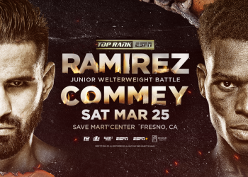 Richard Commey returns versus former unified champ Jose Ramirez March 25