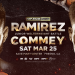 Richard Commey returns versus former unified champ Jose Ramirez March 25