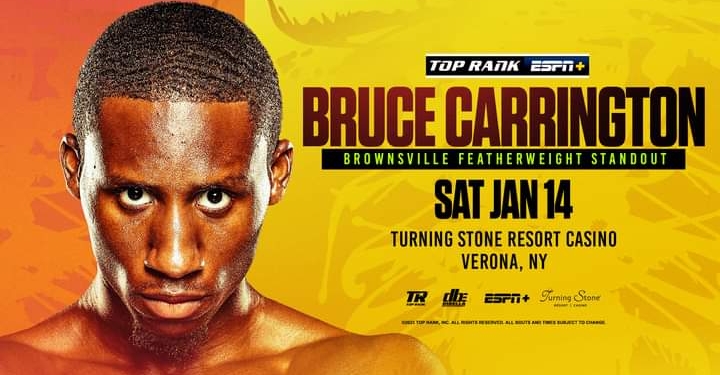Bruce Carrington added to Ajagba-Shaw undercard January 14