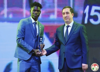 Samuel Ofori wins best foreign player award in Tajikstan