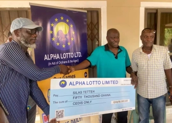 Ailing Sellas Tetteh receives suppport from Alpha Lotto