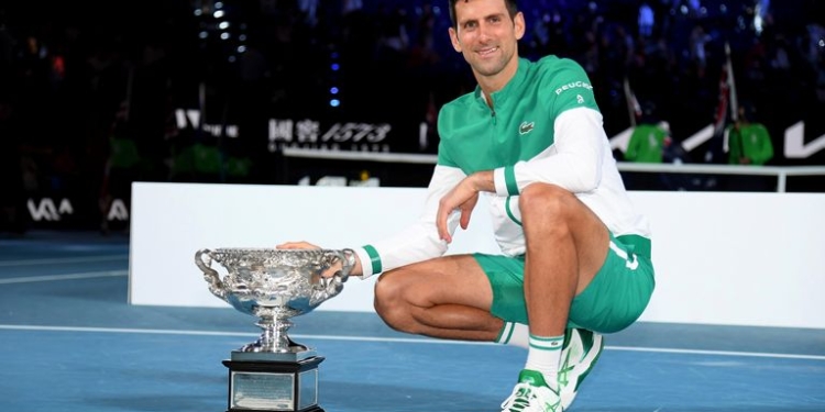 Djokovic wins Australian Open to equal Nadal record