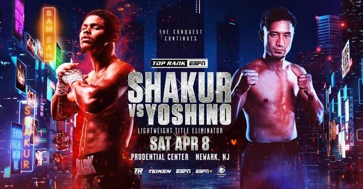 Shakur Stevenson returns home April 8 against Shuichiro Yoshino in WBC lightweight eliminator