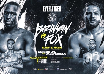 Erik Bazinyan-Alantez Fox super middleweight showdow in Montreal Thursday
