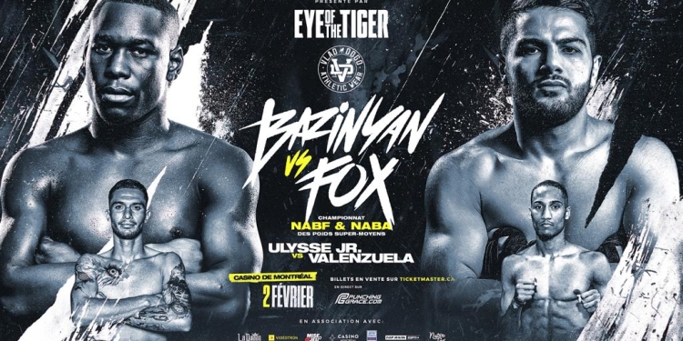 Erik Bazinyan-Alantez Fox super middleweight showdow in Montreal Thursday