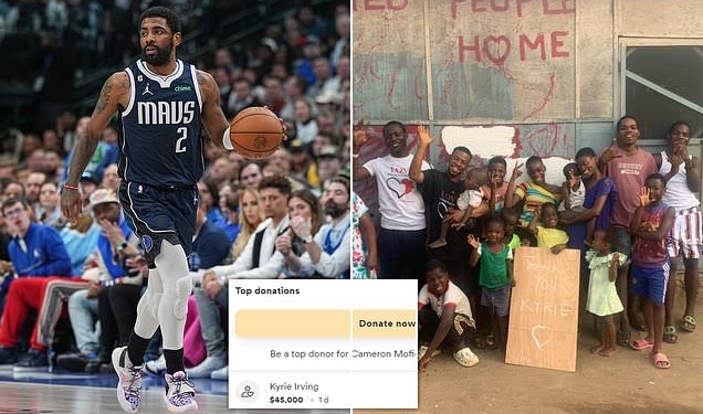 Kyrie Irving donates $45,000 towards GoFundMe benefiting a school in Nigeria and an orphanage in Ghana