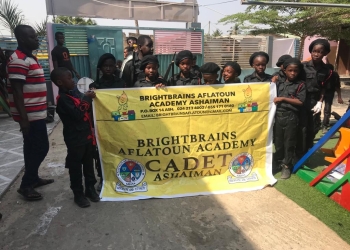 Bright Brains Aflatoun Academy wins best cadet award at 66th Independence Day parade in Tema
