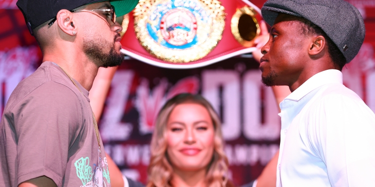 Isaac Dogboe, Robeisy Ramirez face-off ahead of Saturday’s world title fight in Tulsa