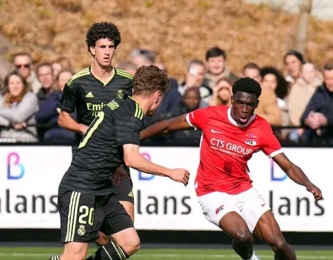 Addai, Opoku shine as AZ AIkmaar thrash Real Madrid in UEFA Youth League