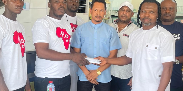 RP Company donate to Akotoku Boxing Academy