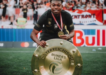 Ghana U23 star Forson Amankwah wins Austrian Bundesliga title with Red Bull Salzburg