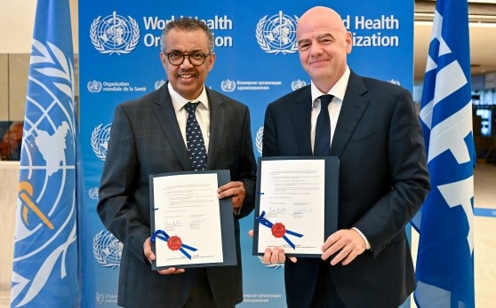 FIFA, World Health Organisation extend collaboration