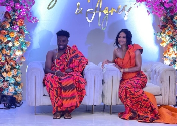 Former Ghana striker Samuel Tetteh ties the knot with girlfriend Agnes in Accra