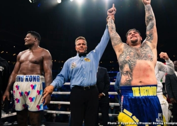Andy Ruiz wants 50-50 split for Deontay Wilder clash