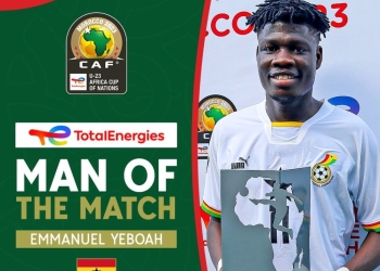 Super sub Emmanuel Yeboah named man of the match in Ghana win over Congo