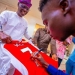 Sanwo-Olu hosts Arsenal star Bukayo Saka, receives signed jersey
