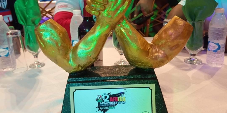 Ghana top 12th Africa Armwrestling Championship with 132 medals