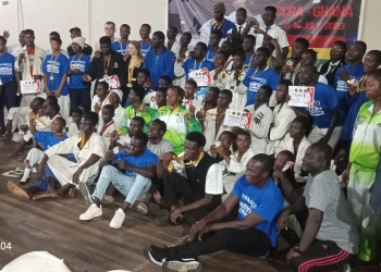 Ghana sweep medals at maiden Open Africa Combat Ju Jutsu championship