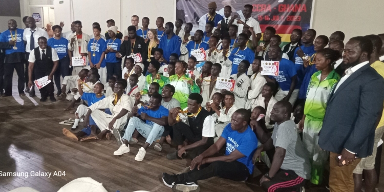 Ghana sweep medals at maiden Open Africa Combat Ju Jutsu championship