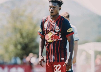 Young Forson Amankwah drills in super strike for Salzburg