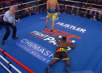 Patrick Allotey loses in round one to Serhii Bohachuk