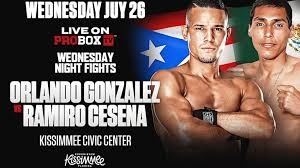 Orlando Gonzalez faces Ramiro Cesena test on Wednesday Night Fights in Kissimmee, Florida