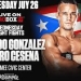 Orlando Gonzalez faces Ramiro Cesena test on Wednesday Night Fights in Kissimmee, Florida