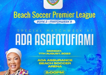 Beach Soccer League rocks 2023 Ada Asafotufiami Festival
